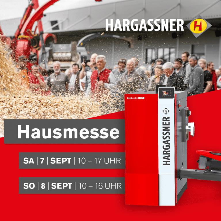 Hargassner Hausmesse: 7. und 8. September 2024