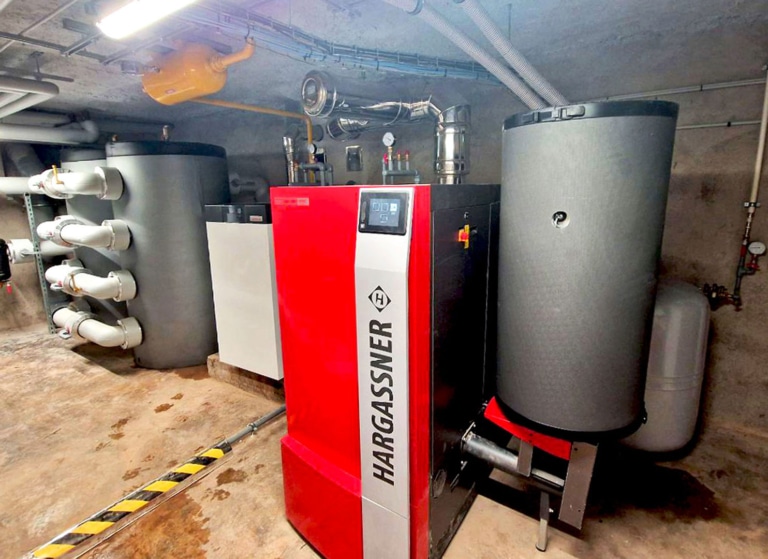 Installation d'une chaudière Eco-PK 90 kW